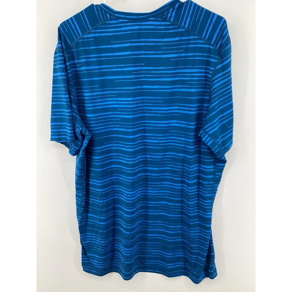 Men's Nike Fitted Dri-Fit Performance Training Shirt 848061-457 Blue XL‎